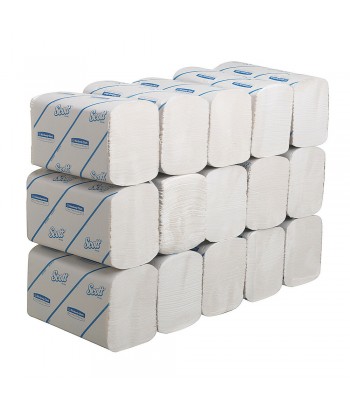 Set 15 box da 300 fogli asciugamani in carta, 1 velo intercalati idrosolubili