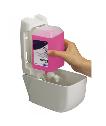 Dispenser in plastica per detergente mani