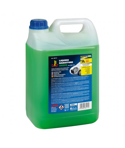 Superior-Verde, liquido antigelo radiatore (-20°C) - 5 L