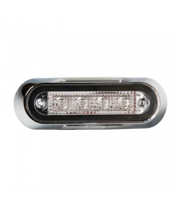 Premium, luce a 4 led, montaggio superficie, 12/24V - Bianco