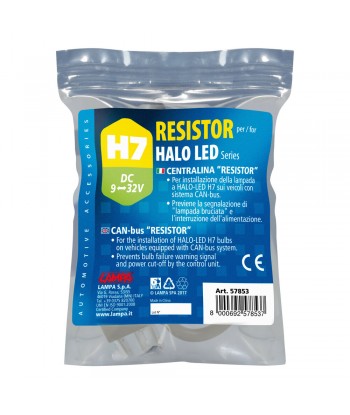Halo Led Serie 1/3 - Centralina Resistor, 9/32V - H7