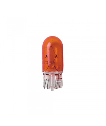 12V Lampada con zoccolo vetro - WY5W - 5W - W2,1x9,5d - 2 pz  - D/Blister - Arancio