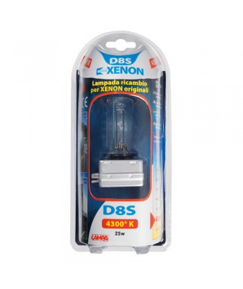 Lampada HID Xenon 4.300°K - D8S - 25W - PK32d-1 - 1 pz  - D/Blister