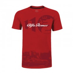 T-shirt Alfa Romeo Grafica Rossa