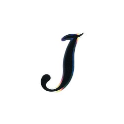 Lettera “J” Olografica