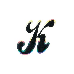 Lettera “K” Olografica