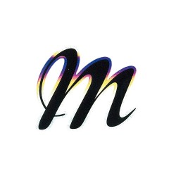 Lettera “M” Olografica