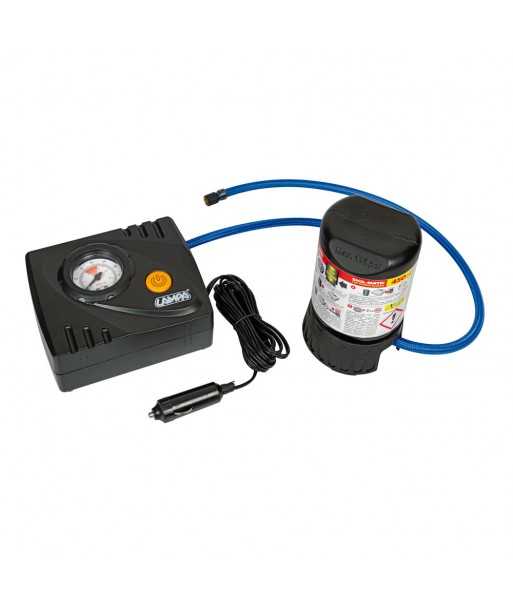 Pump-Jet & Fix Basic, kit riparazione pneumatici, 12V Pump-Jet & Fix Basic, kit riparazione pneumatici, 12V