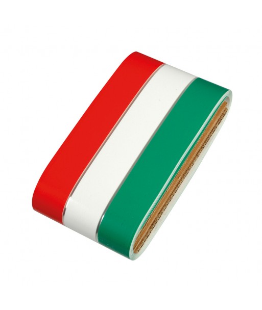 Sticky Flag, striscia tricolore Italia in rotolo - 8x500 cm